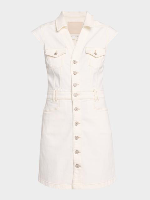 PAIGE Jaxsyn Denim Mini Dress