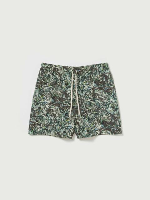AURALEE PRINTED AIRY SILK SHORTS