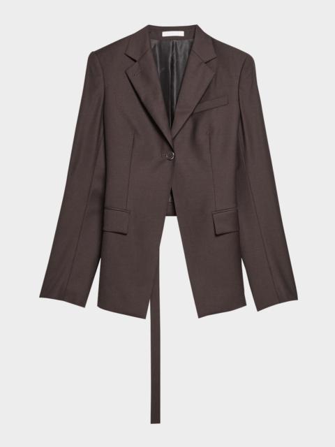 Helmut Lang Cut-Away Blazer