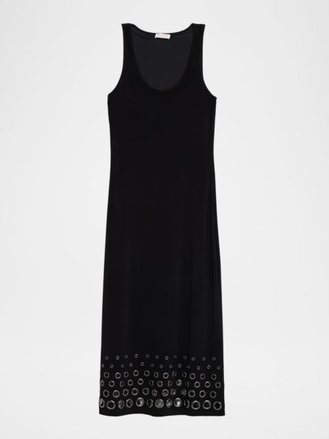RAMY BROOK Philippa Sleeveless Grommet Midi Dress