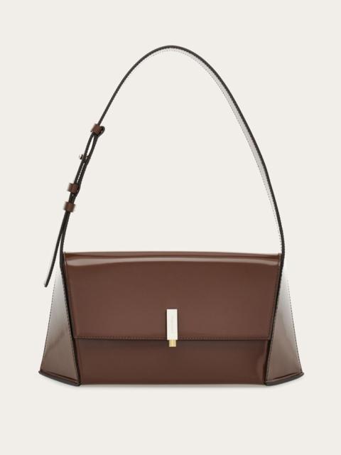 FERRAGAMO GEOMETRIC SHOULDER BAG