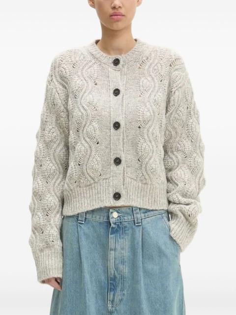 SAMSØE SAMSØE cable-knit button cardigan