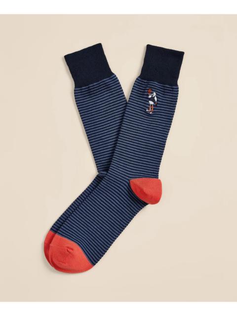 Brooks Brothers Cotton-Blend Henry Basketball Socks