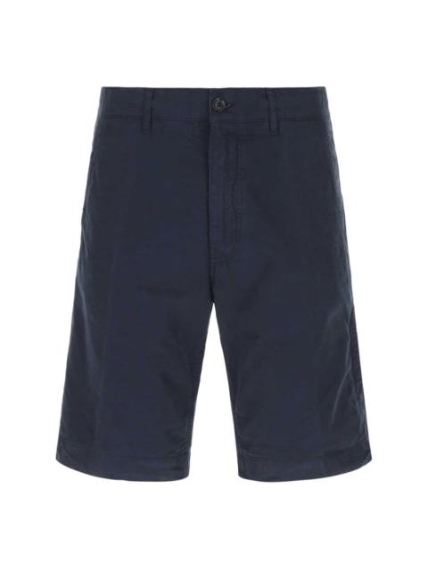 mid-rise cotton bermuda shorts