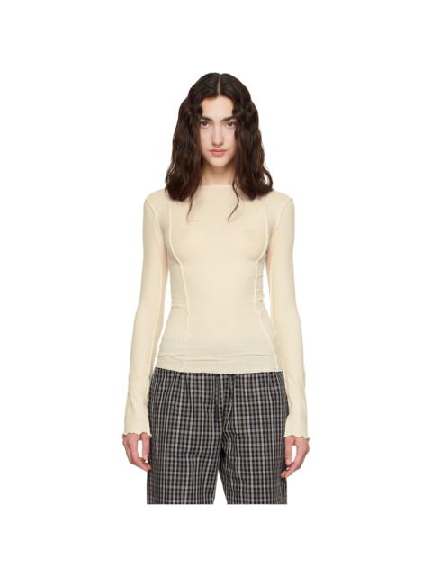 BASERANGE Off-White Omato Long Sleeve T-shirt