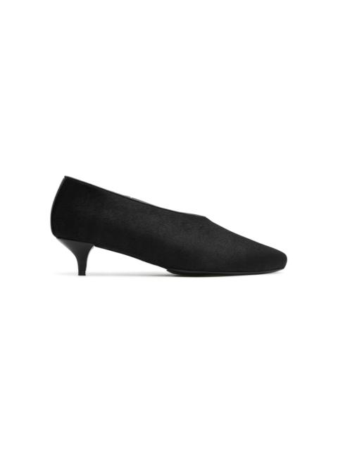 Pony Hair Glove Pumps black