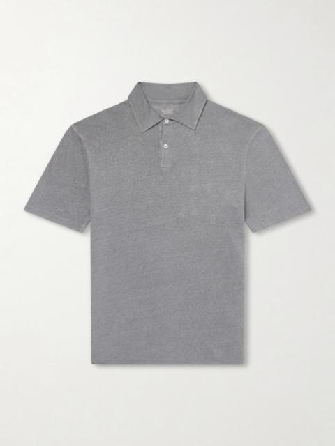 Hartford Knitted Linen Polo Shirt