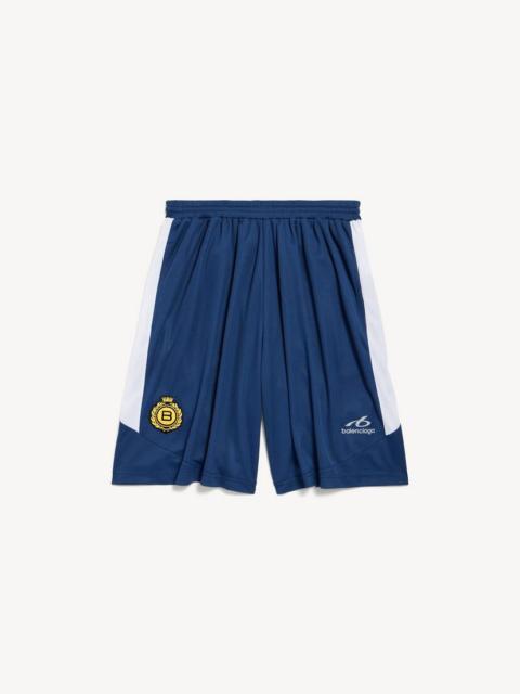 BALENCIAGA Men's Soccer Baggy Shorts in Navy