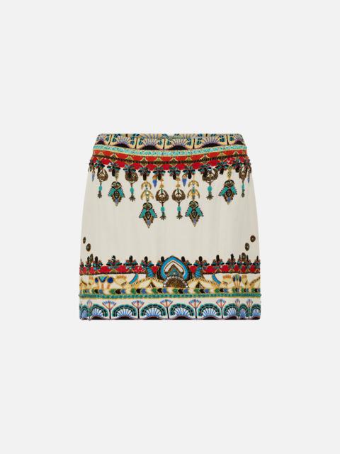 CAMILLA HAND EMBELLISHED MINI SKIRT