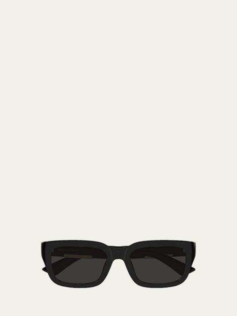 Bottega Veneta 54mm Bio-Injected Square Sunglasses