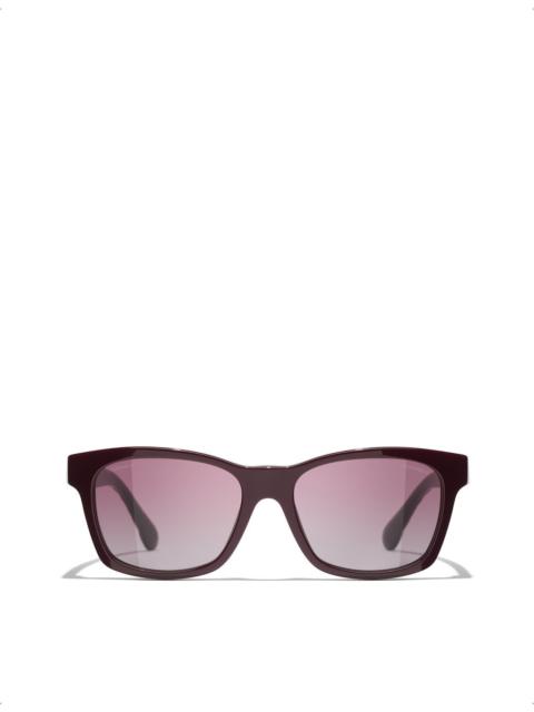 CHANEL CH5484 square-frame acetate sunglasses
