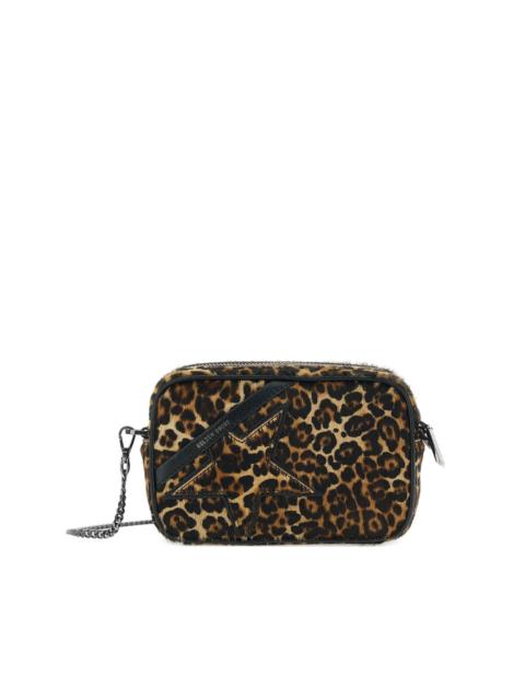 Golden Goose mini Star leopard-print shoulder bag