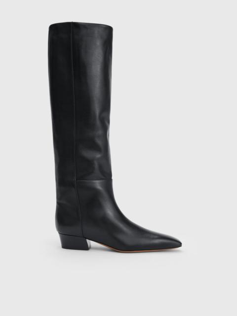 ATP ATELIER Erve Black Leather Knee high boots