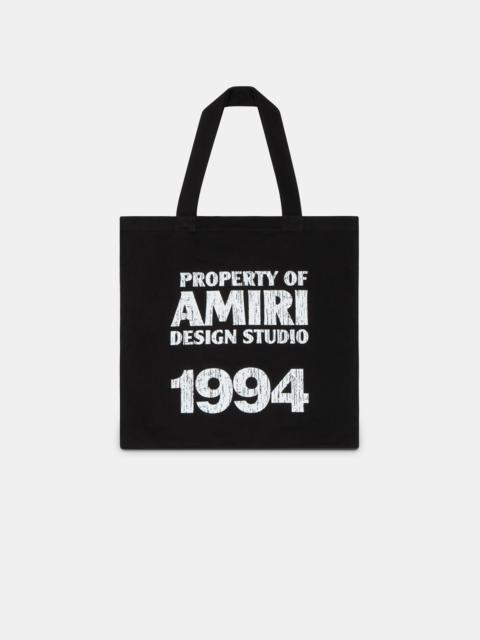 AMIRI AMIRI 1994 CANVAS TOTE BAG