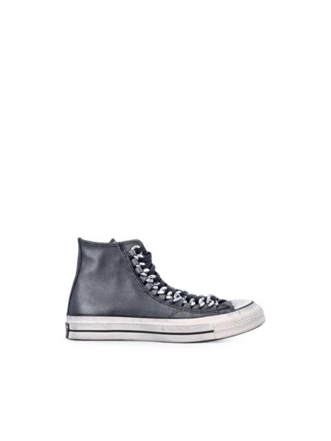 Converse Chuck 70 Industrial Glam chain-embellished high-top sneakers