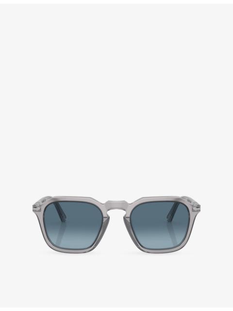 Persol PO3292S Square-Frame Acetate Sunglasses