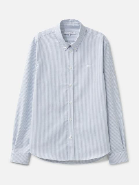 Maison Kitsuné PROFILE FOX STRIPED REGULAR SHIRT