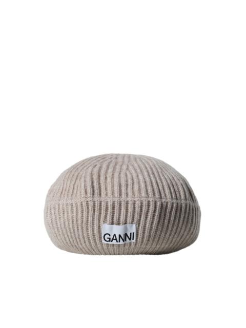 STRUCTURED RIB BERET / SAND