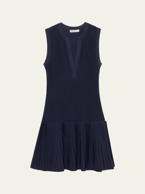 SIMKHAI Levie Sleeveless Knit Mini Dress