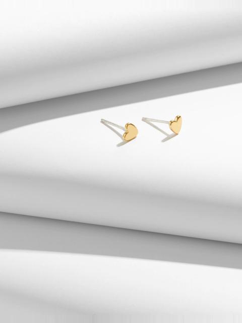 Madewell Demi-Fine Heart Stud Earrings