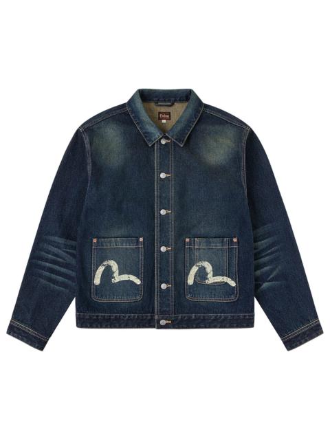 EVISU Layered Pocket Denim Worker Jacket