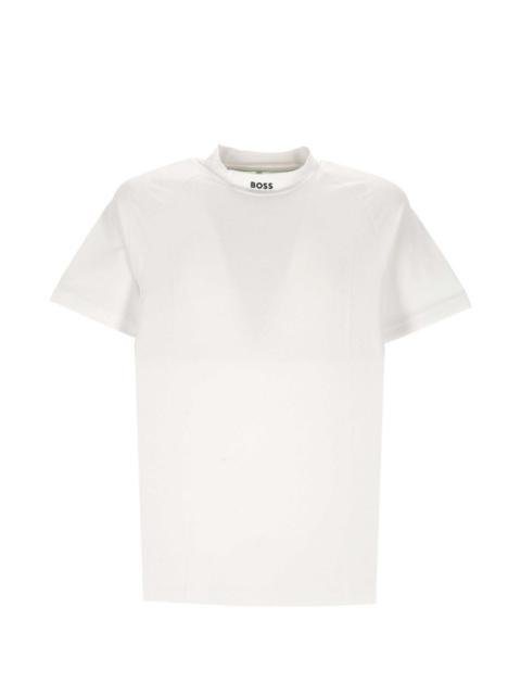 BOSS logo-print raglan-sleeve T-shirt