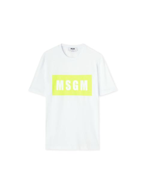 MSGM T-Shirt with box logo