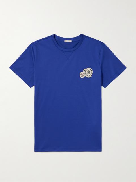 Moncler Logo-Appliquéd Cotton-Jersey T-Shirt