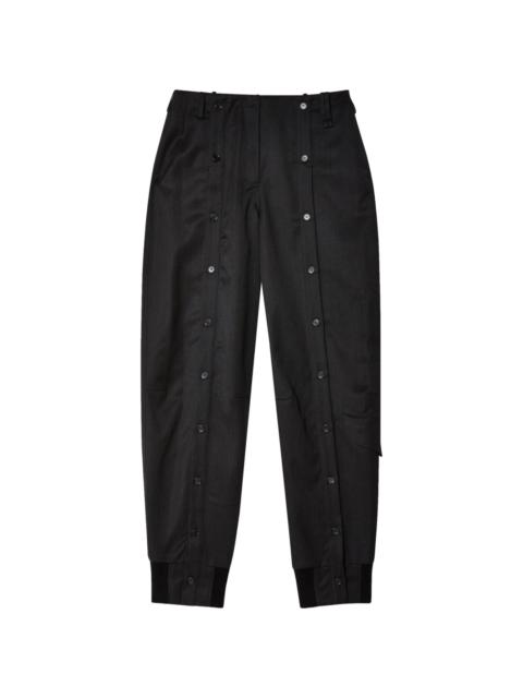 Simone Rocha button placket straight-leg trousers