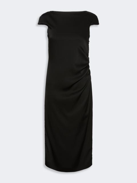 Max Mara AUSTERO Shiny cady dress - BLACK