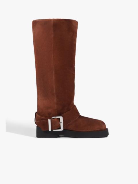 SCHUTZ Patrice Up Suede Boot