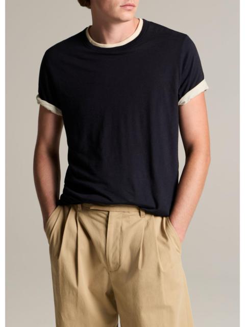 Vince Double-Layer Pima Cotton T-Shirt