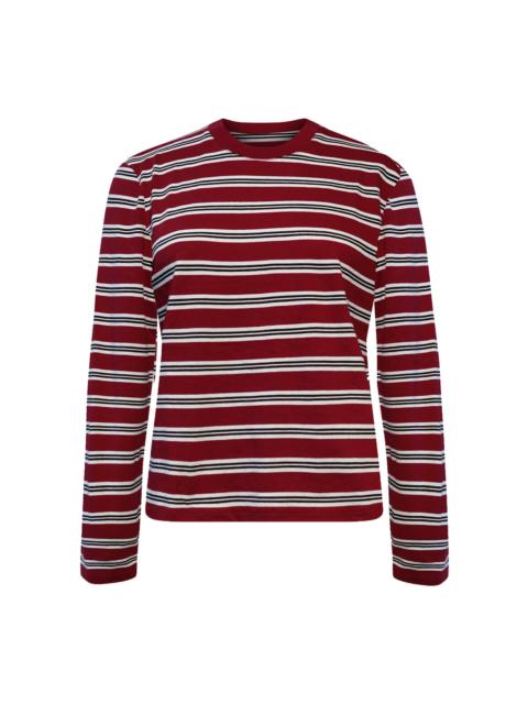 KALLMEYER Wynn Striped Cotton T-Shirt red
