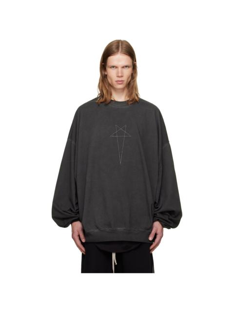 Rick Owens DRKSHDW Black Tower Hun Crewneck Sweater