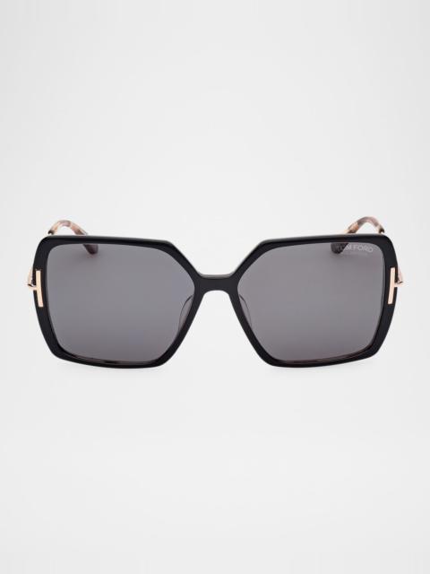 TOM FORD Joanna Acetate Butterfly Sunglasses