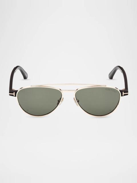 TOM FORD Anthony 02 55MM Aviator Sunglasses