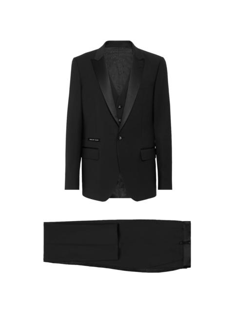notched-lapels suit set