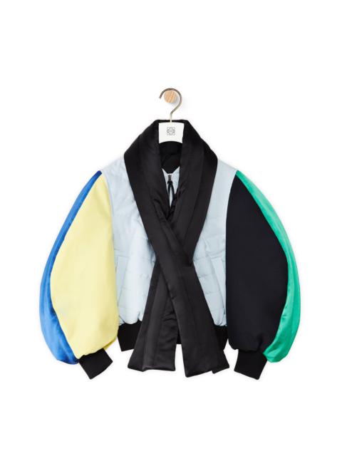 Loewe Circular sleeve bomber jacket in cotton