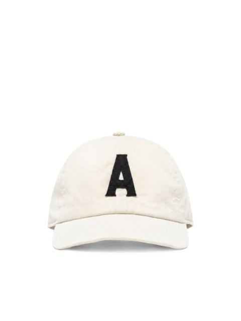 AUTRY logo-patch corduroy baseball cap