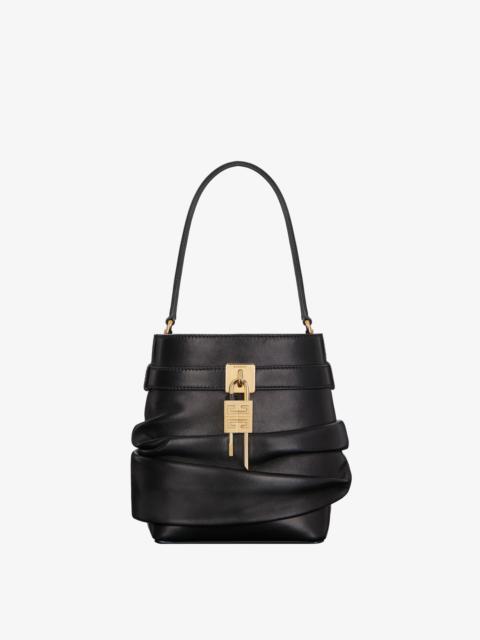 Givenchy SHARK LOCK BUCKET BAG IN NAPPA LEATHER