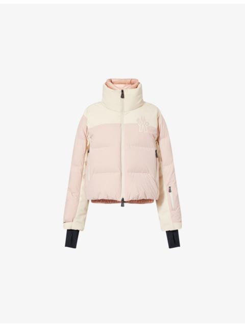 Moncler Grenoble Stennes Padded Bomber Nylon-Down Jacket