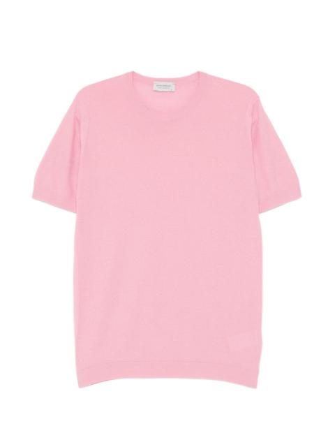 JOHN SMEDLEY Park Pique ribbed T-shirt