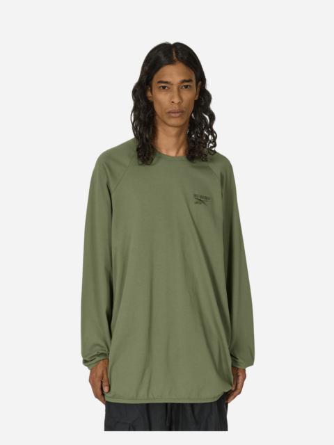 Reebok Hed Mayner Oversized Raglan Longsleeve T-Shirt Army Green