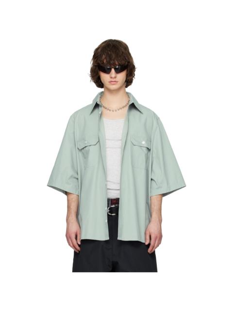 WILLY CHAVARRIA Blue SS Corcoran Shirt