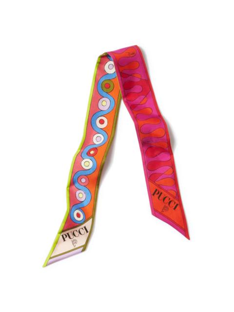 PUCCI Iride Leocorno-print silk scarf