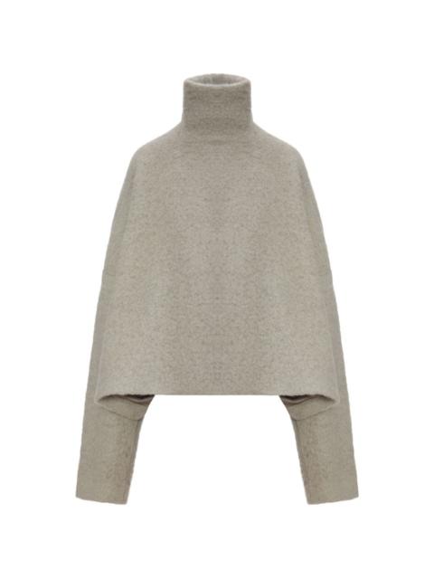 Rick Owens Jumbo high-neck sweater