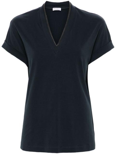 Brunello Cucinelli Monili-chain cotton T-shirt