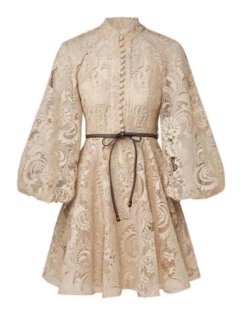 Zimmermann WAVERLY LACE MINI DRESS