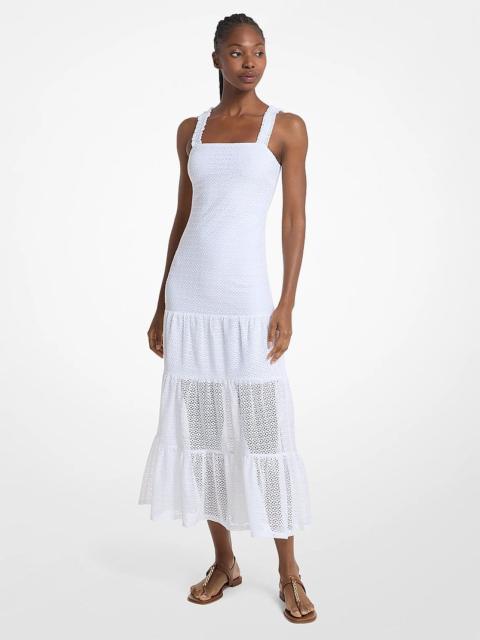 MICHAEL KORS Lace Tiered Dress
