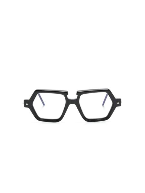 Kuboraum geometric-frame glasses